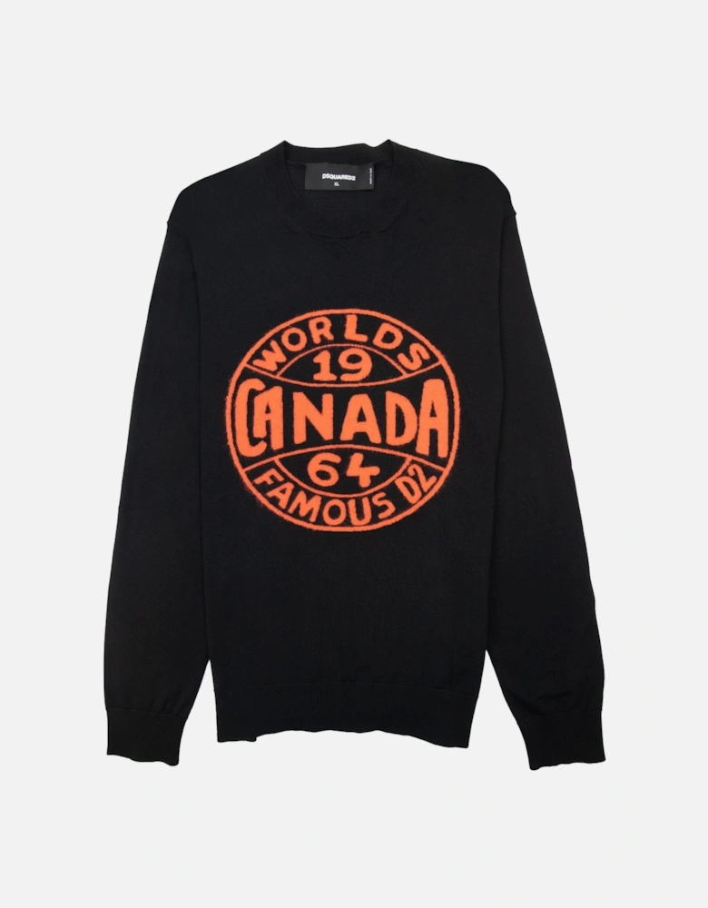Canada World Famous Knit Sweater Black