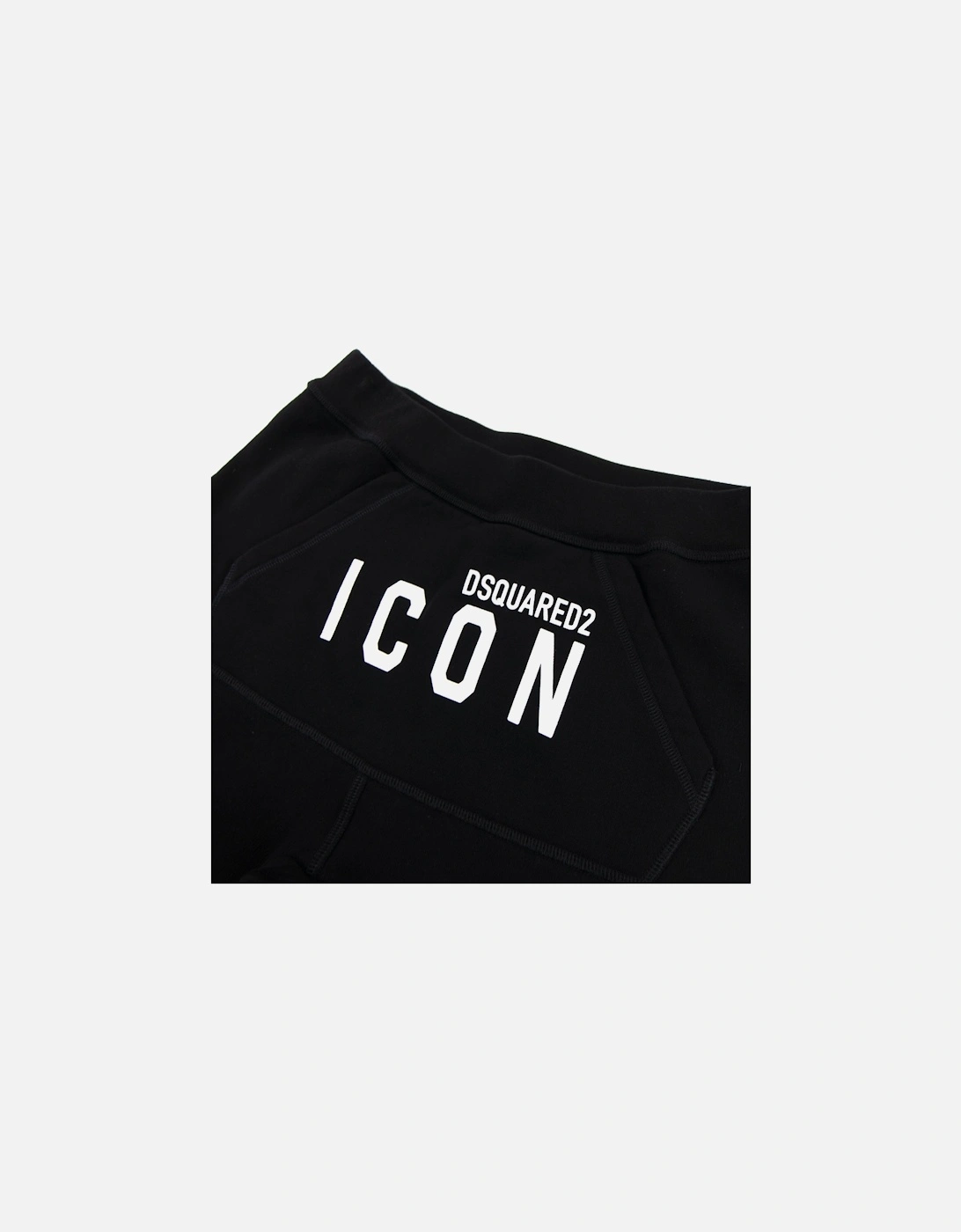 Icon Sweatpants With Kangaroo Pocket Black