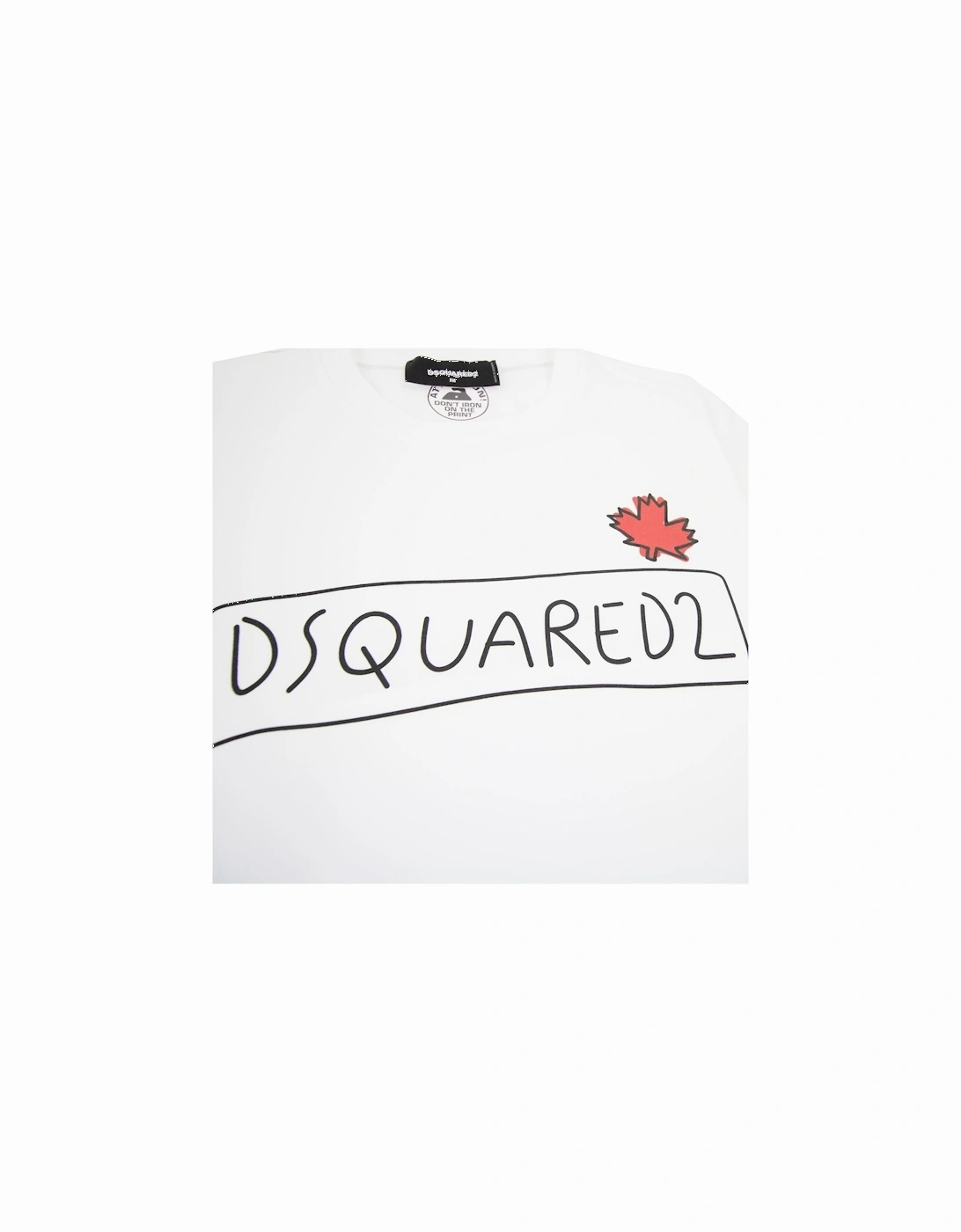 Logo Super Crew T Shirt White 100