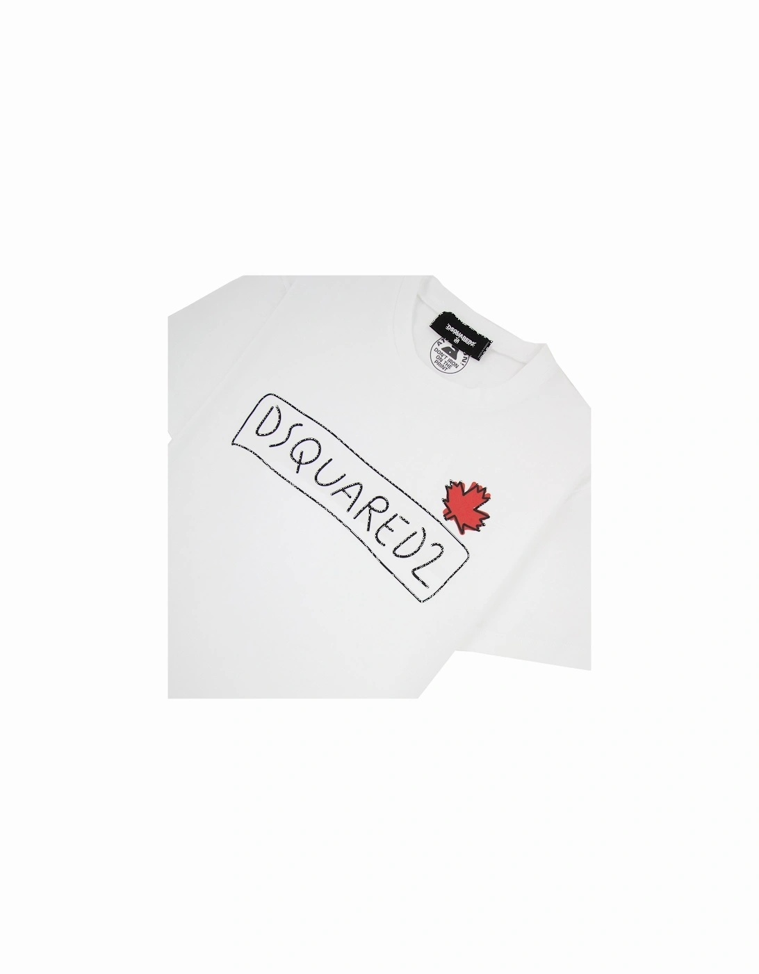 Logo Super Crew T Shirt White 100