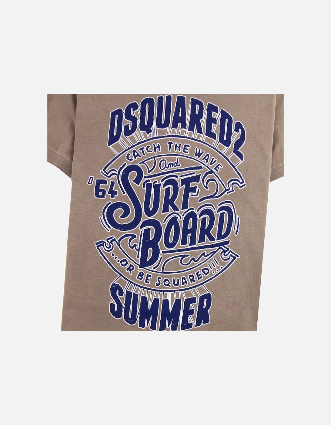 Surf Board T-shirt Brown