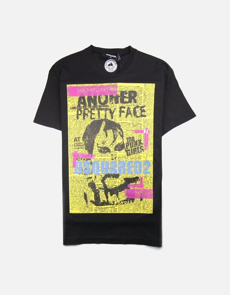 Another Pretty Face Tee Black/Yellow