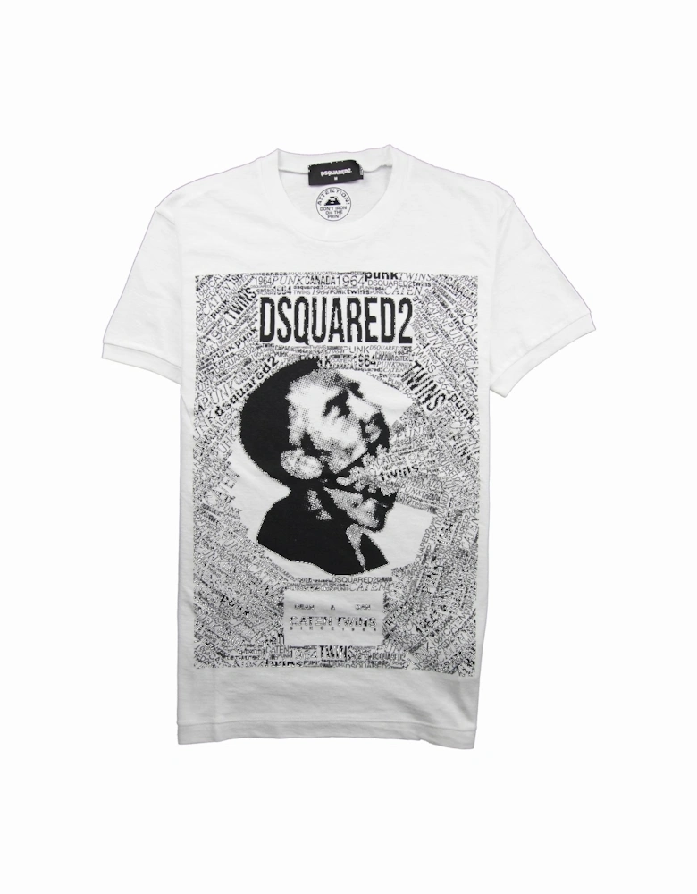 Caten Twins Mouth Tee White