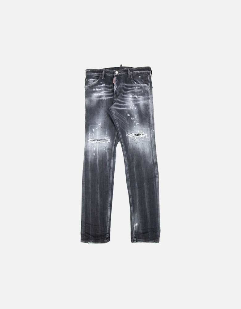 Black Squat Cool Guy Denim Jeans Black 900