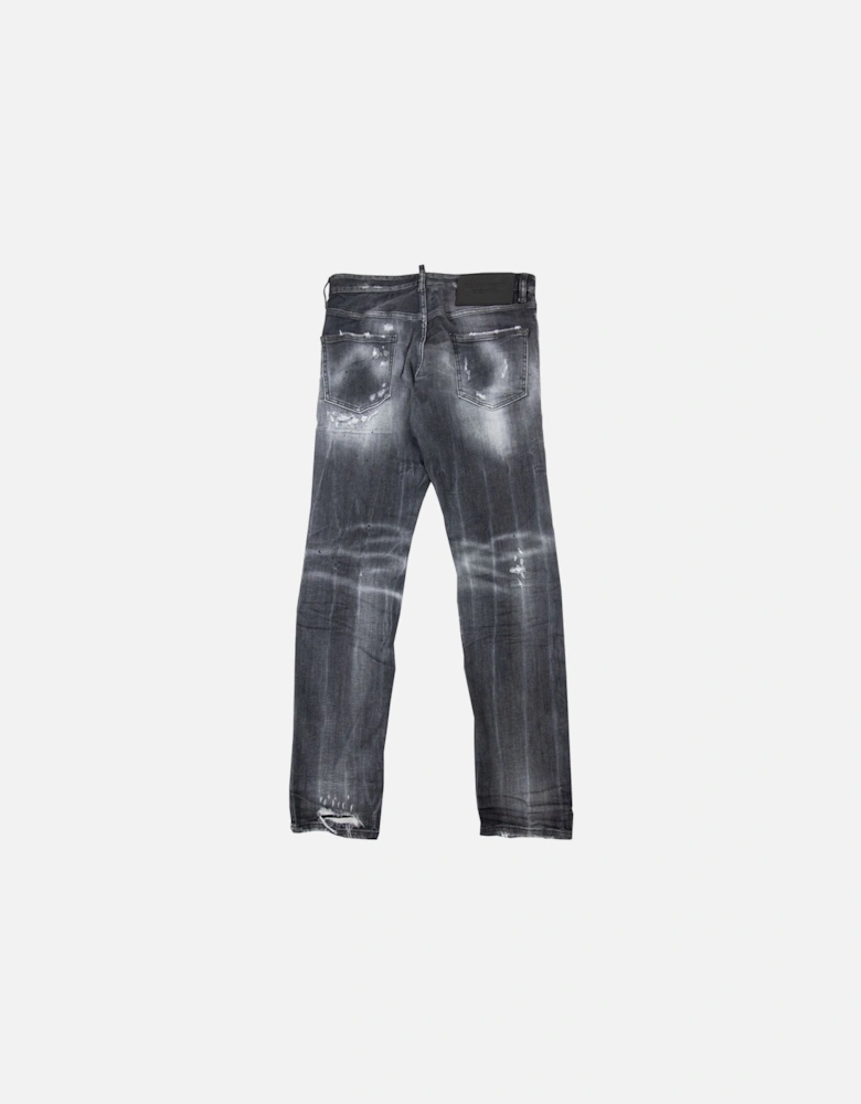 Black Squat Cool Guy Denim Jeans Black 900