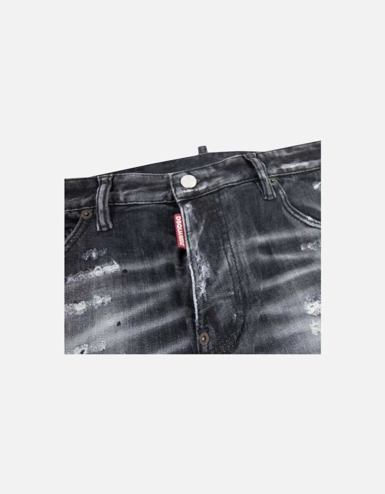 Black Squat Cool Guy Denim Jeans Black 900