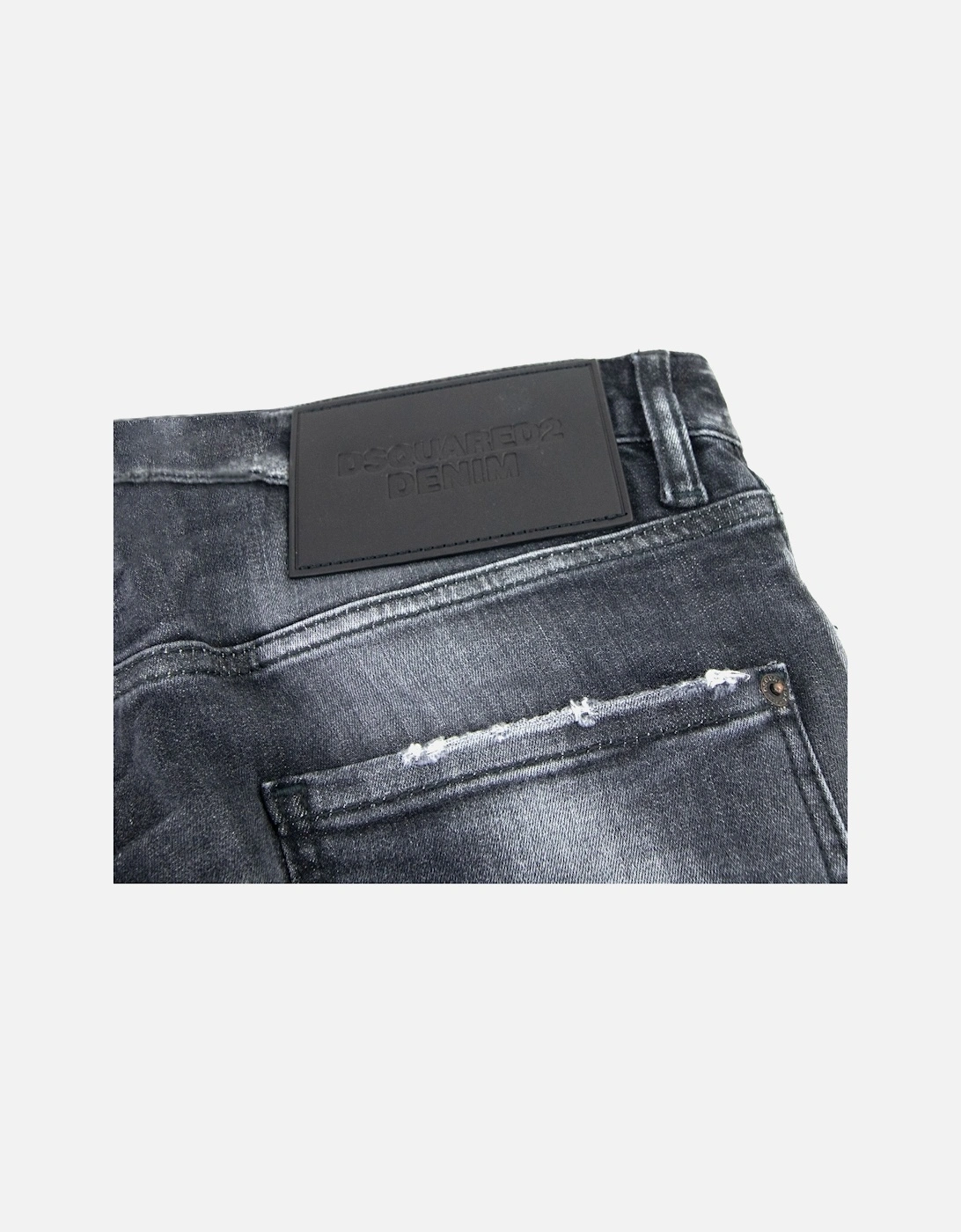 Black Squat Cool Guy Denim Jeans Black 900