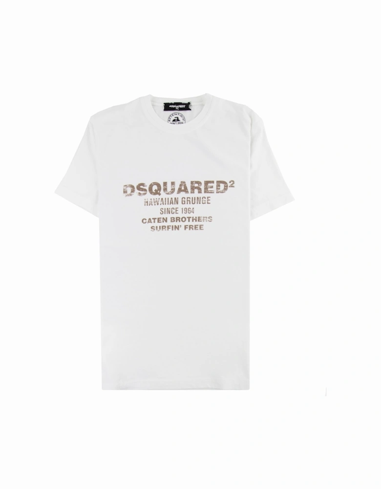 Hawiian Grunge T-shirt White