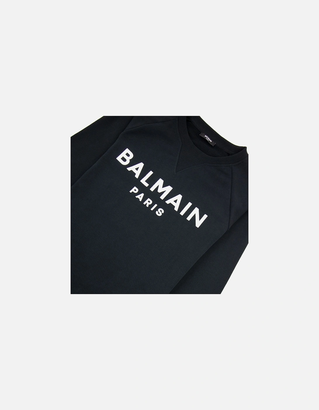 Foil Logo Sweatshirt Black/Silver Foil Logo