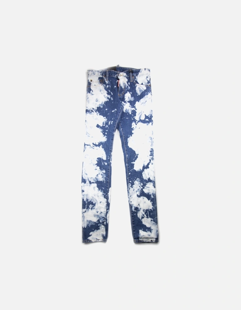 Cloud Bleached Slim Jean Denim