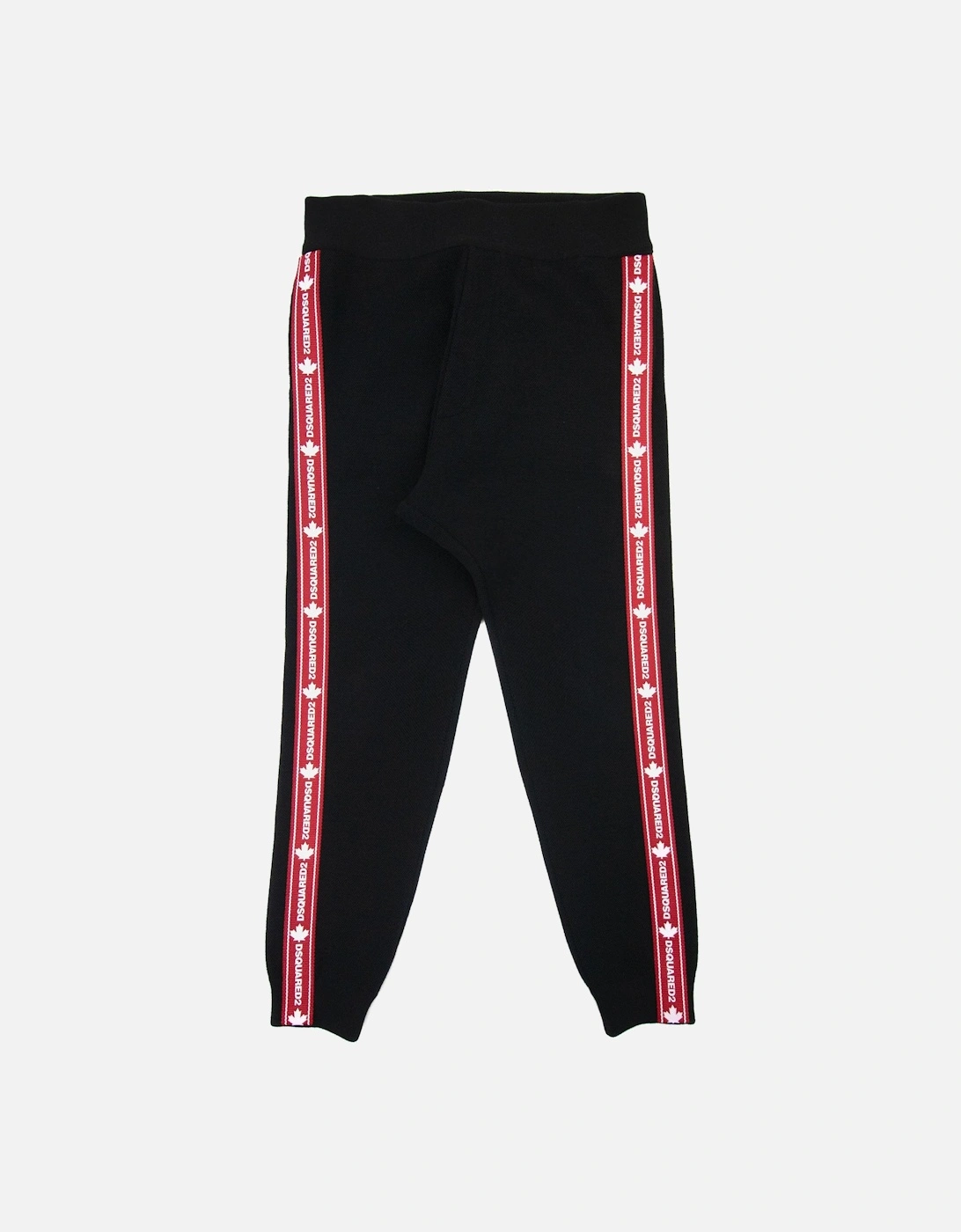Tape Detail Logo Sweat Pants Black, 5 of 4