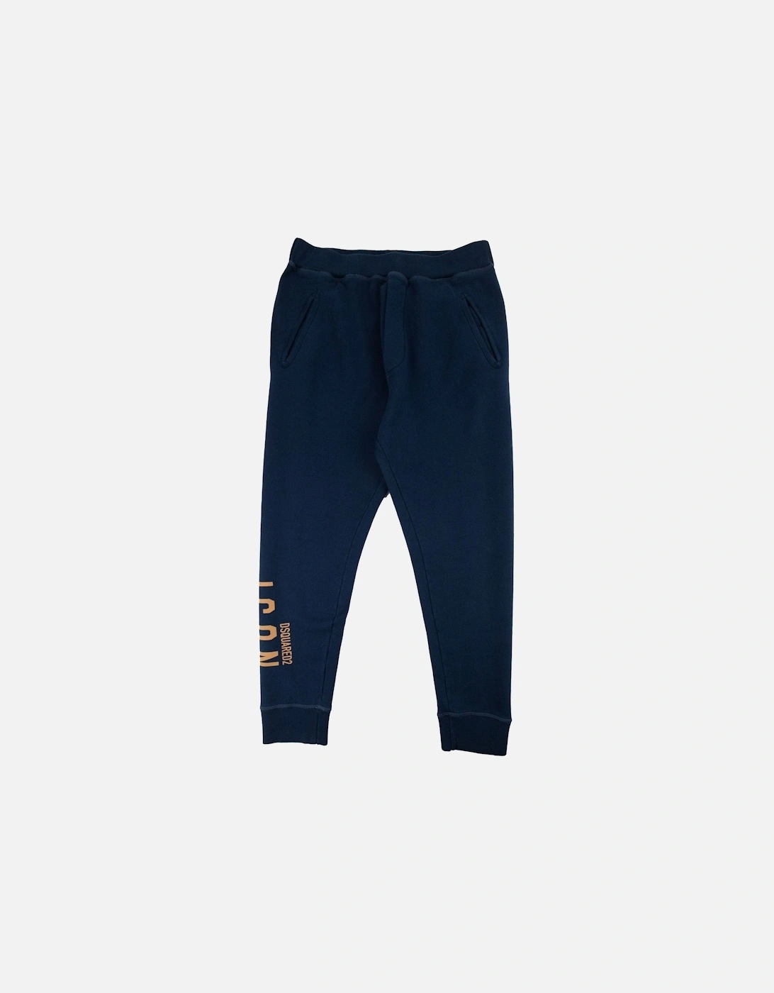 Icon Logo Jogging Bottoms Navy 478, 4 of 3