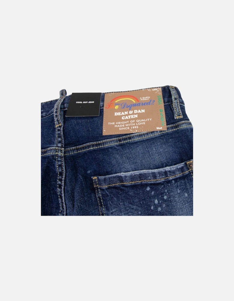 Dark Moldy Wash Cool Guy Jean Navy Blue 470