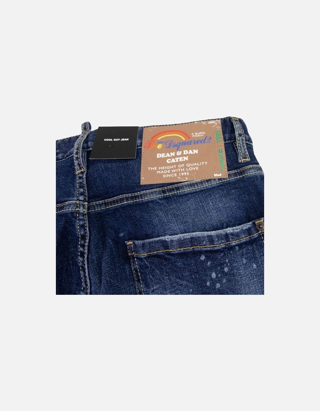 Dark Moldy Wash Cool Guy Jean Navy Blue 470