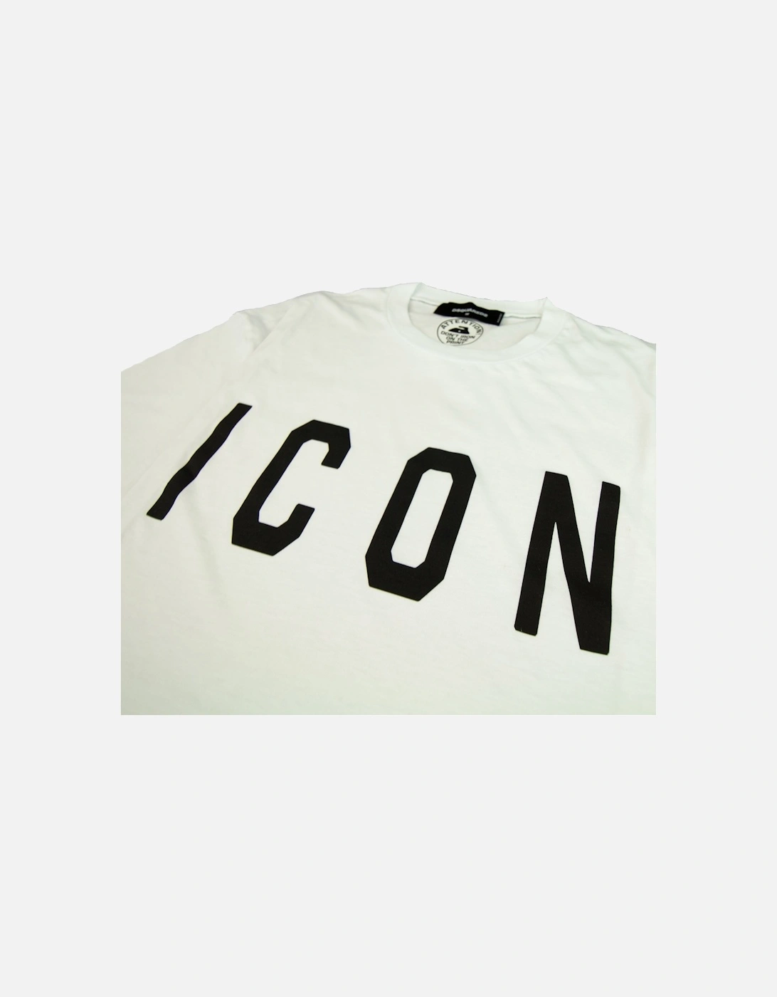Icon Print T-shirt White 0100