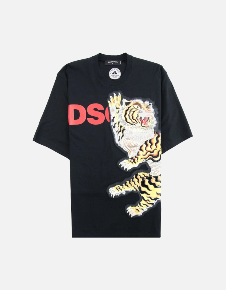 Tiger T-shirt Black 900