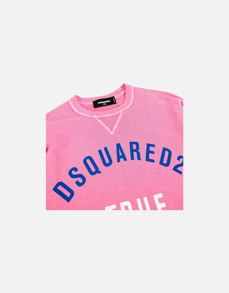 True Surf Style Sweatshirt Pink