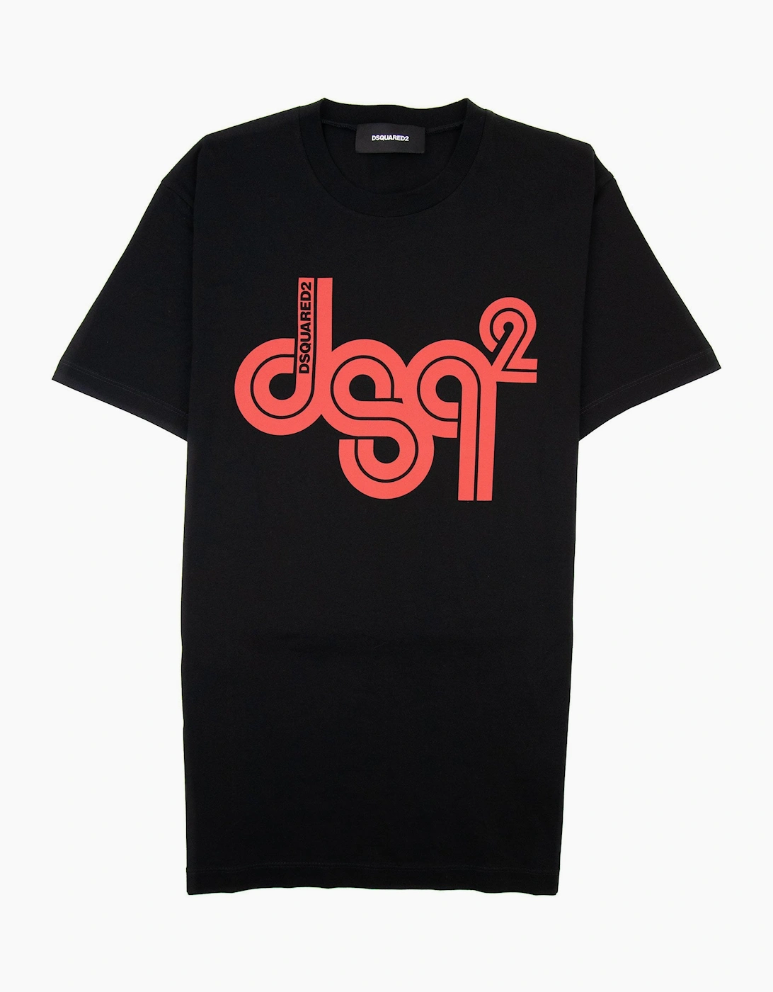Men's Dsquared2 Dsq2 Stamp T-shirt Black - Size: 38