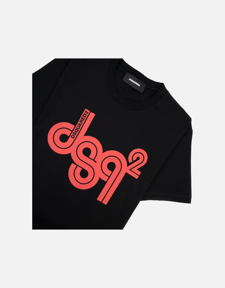 Dsq2 Stamp T-shirt Black