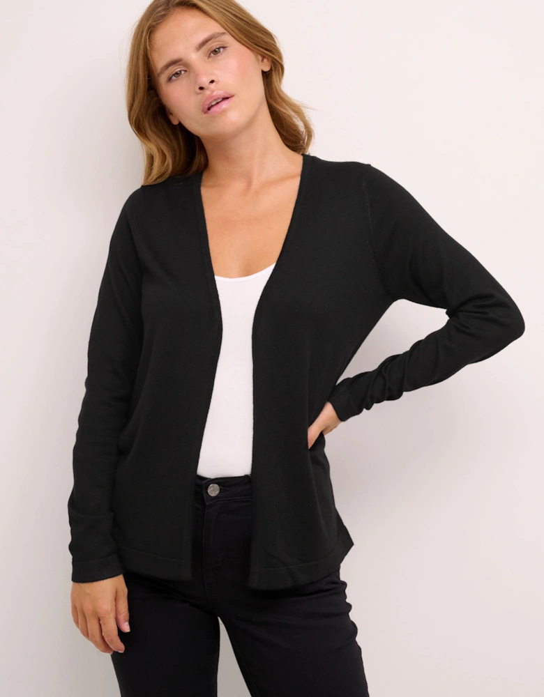 Fenia Long Sleeve Open Front Cardigan Plain