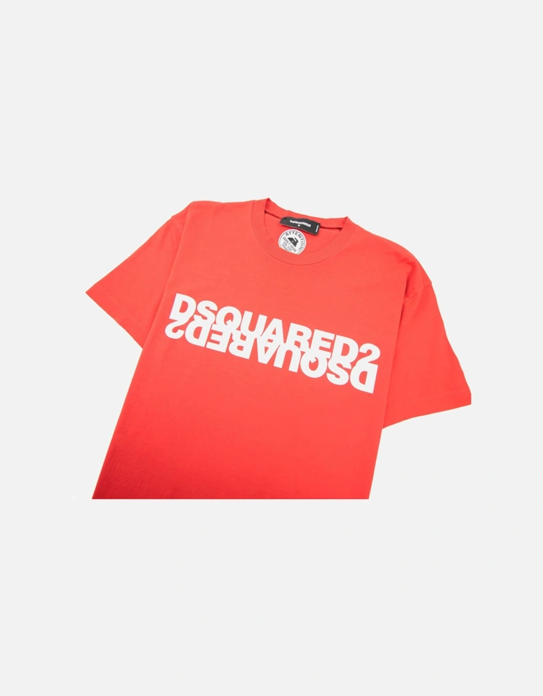Mirror Logo Tshirt Red