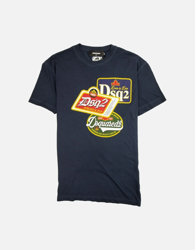 Strong & Fun Vintage T-shirt Blue 524