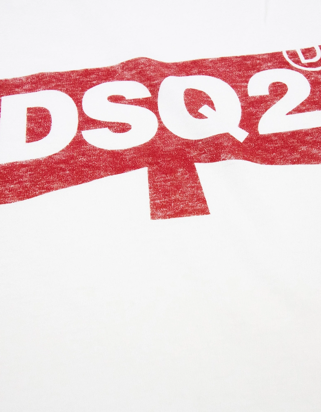 Dsq2 Logo Print T Shirt White