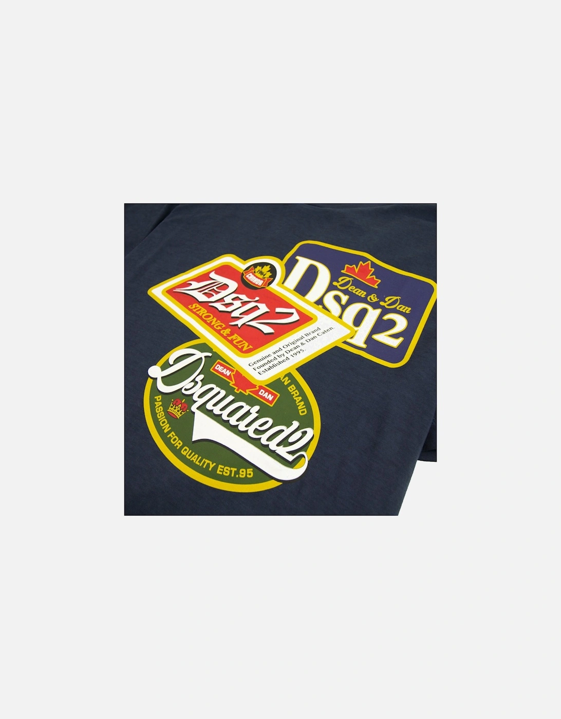 Strong & Fun Vintage T-shirt Blue 524