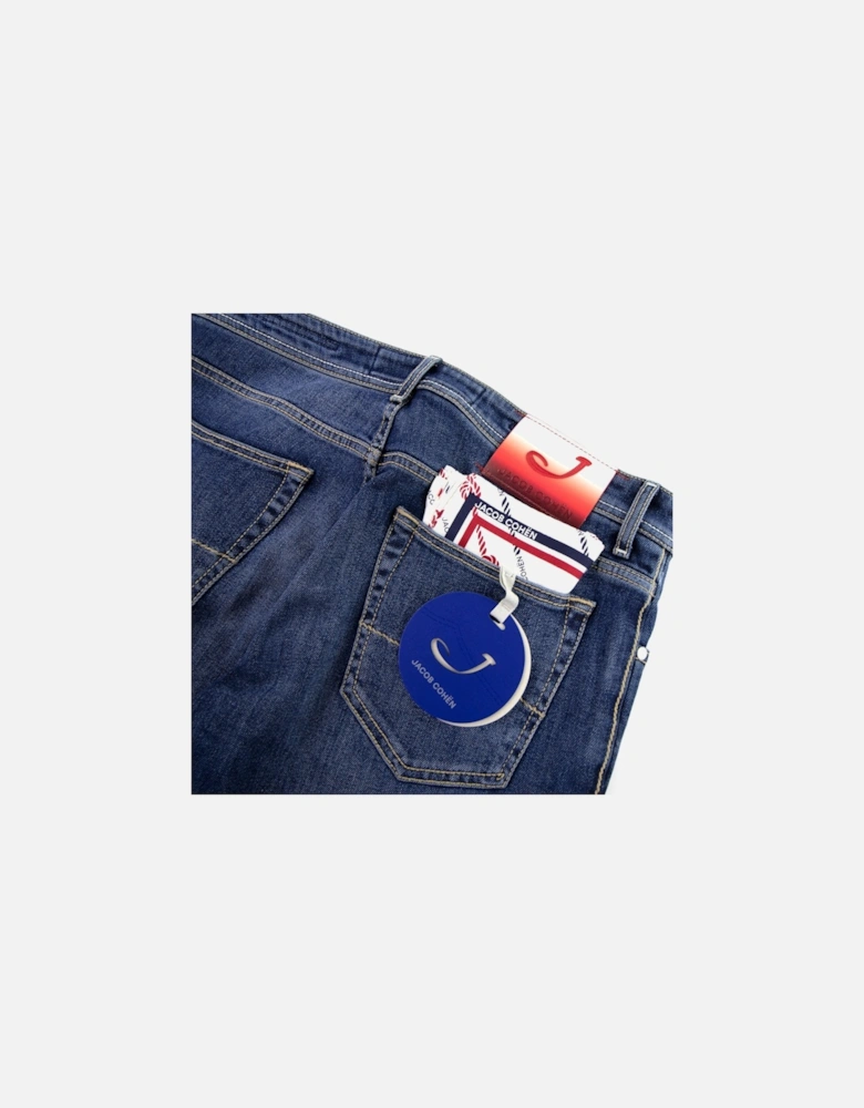 J688 Red Fade Patch Jeans Denim