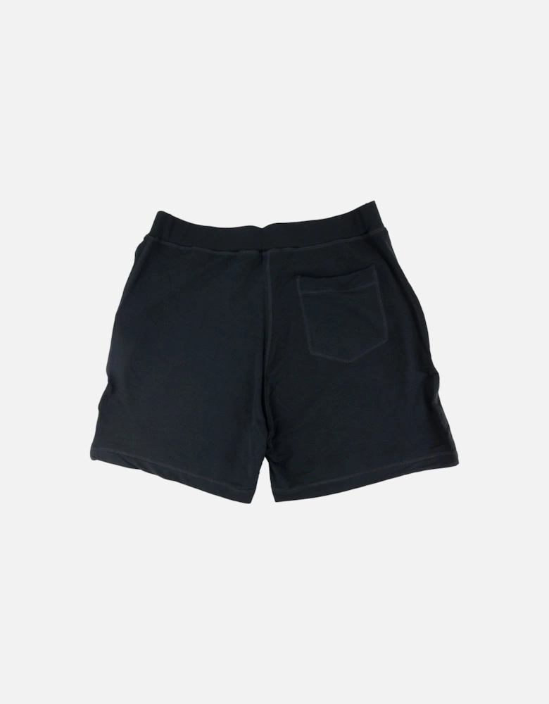 Rubber Logo Stretchy Shorts Black