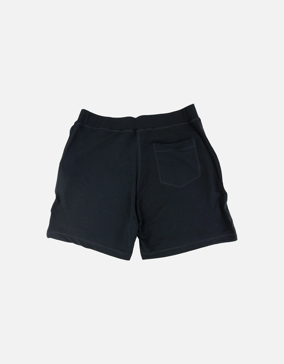 Rubber Logo Stretchy Shorts Black