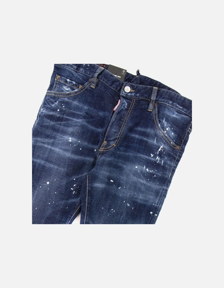 Cool Guy Milky Wash Tidy Biker Jeans Navy Blue 470