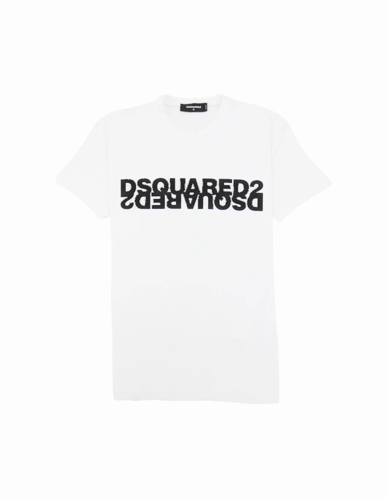 Mirror Logo Tshirt White