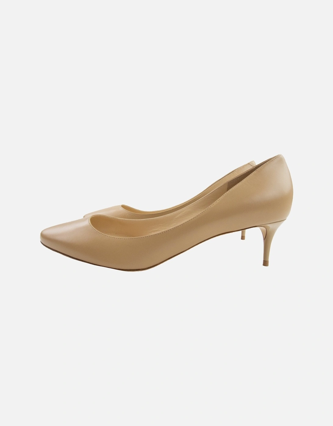 Esme Kid Leather Heels Nude, 5 of 4
