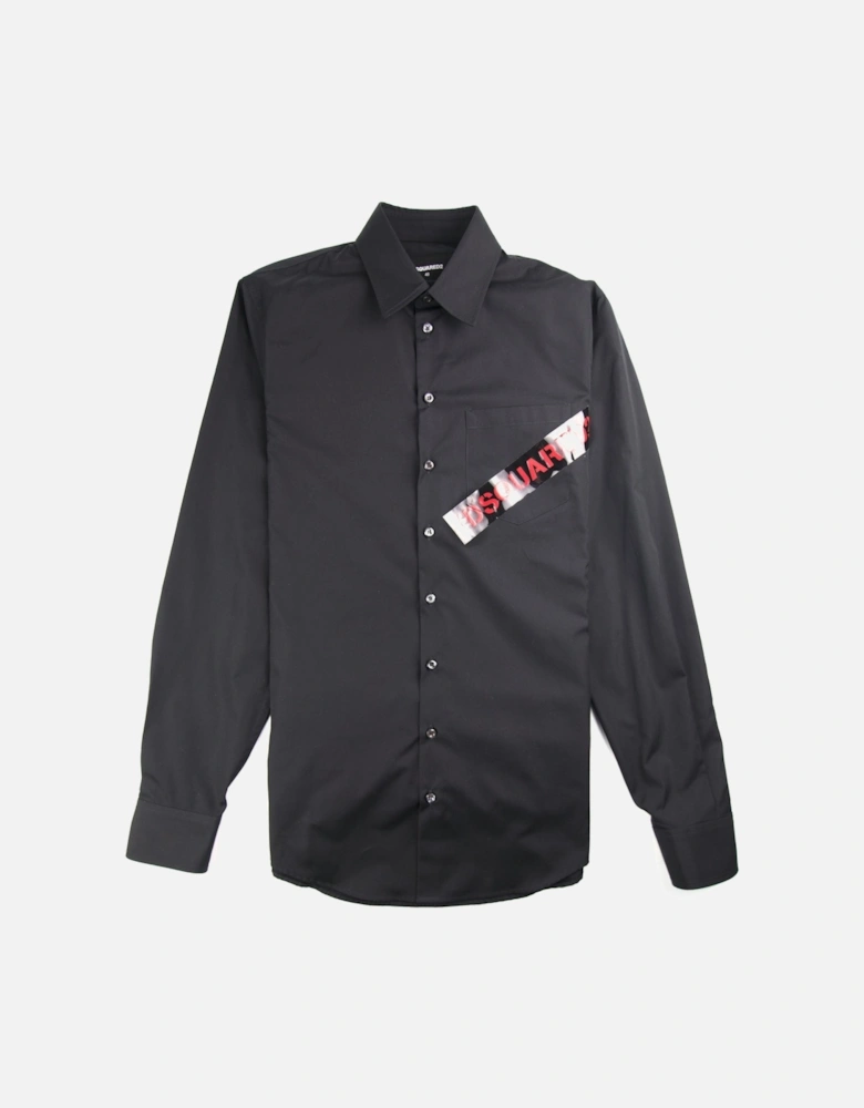Tape Pocket Shirt Black