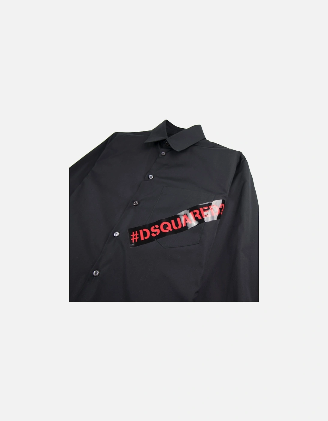 Tape Pocket Shirt Black