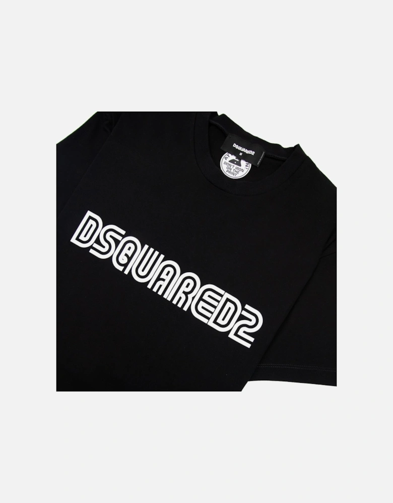 D2 Outline Cool Tee Black