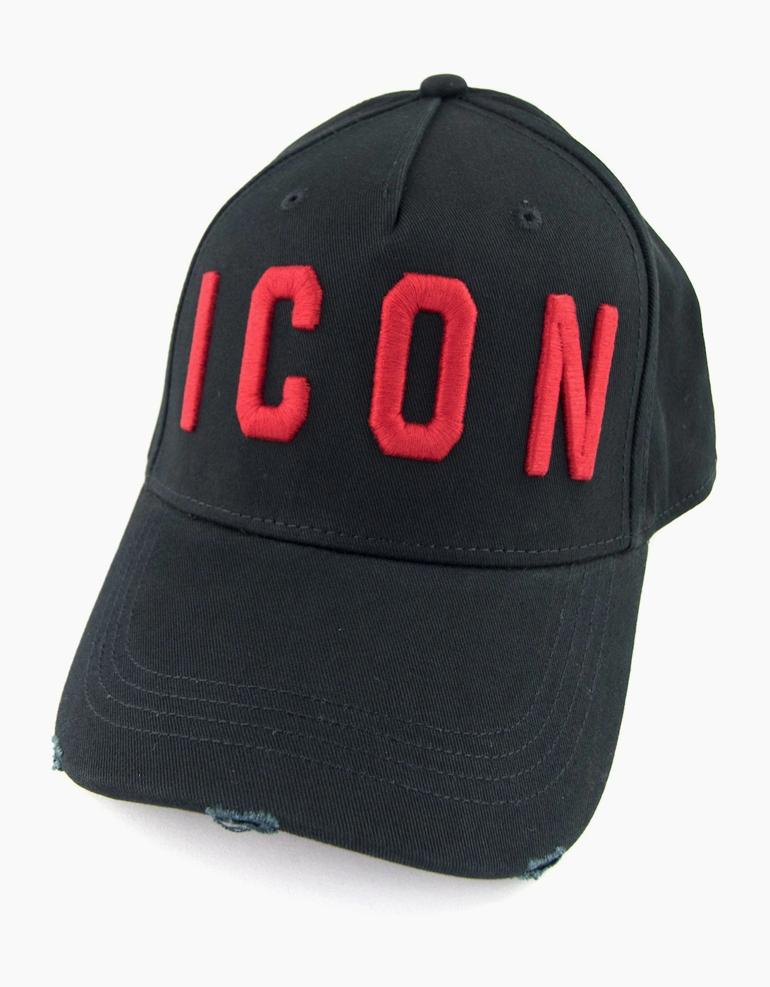 Dsquared2 Men's Black Icon Cap Bold /Red  Os