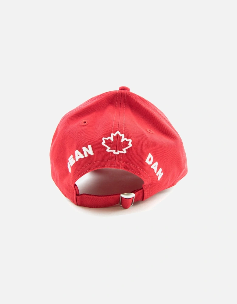 Mirror Logo Cap Red/white