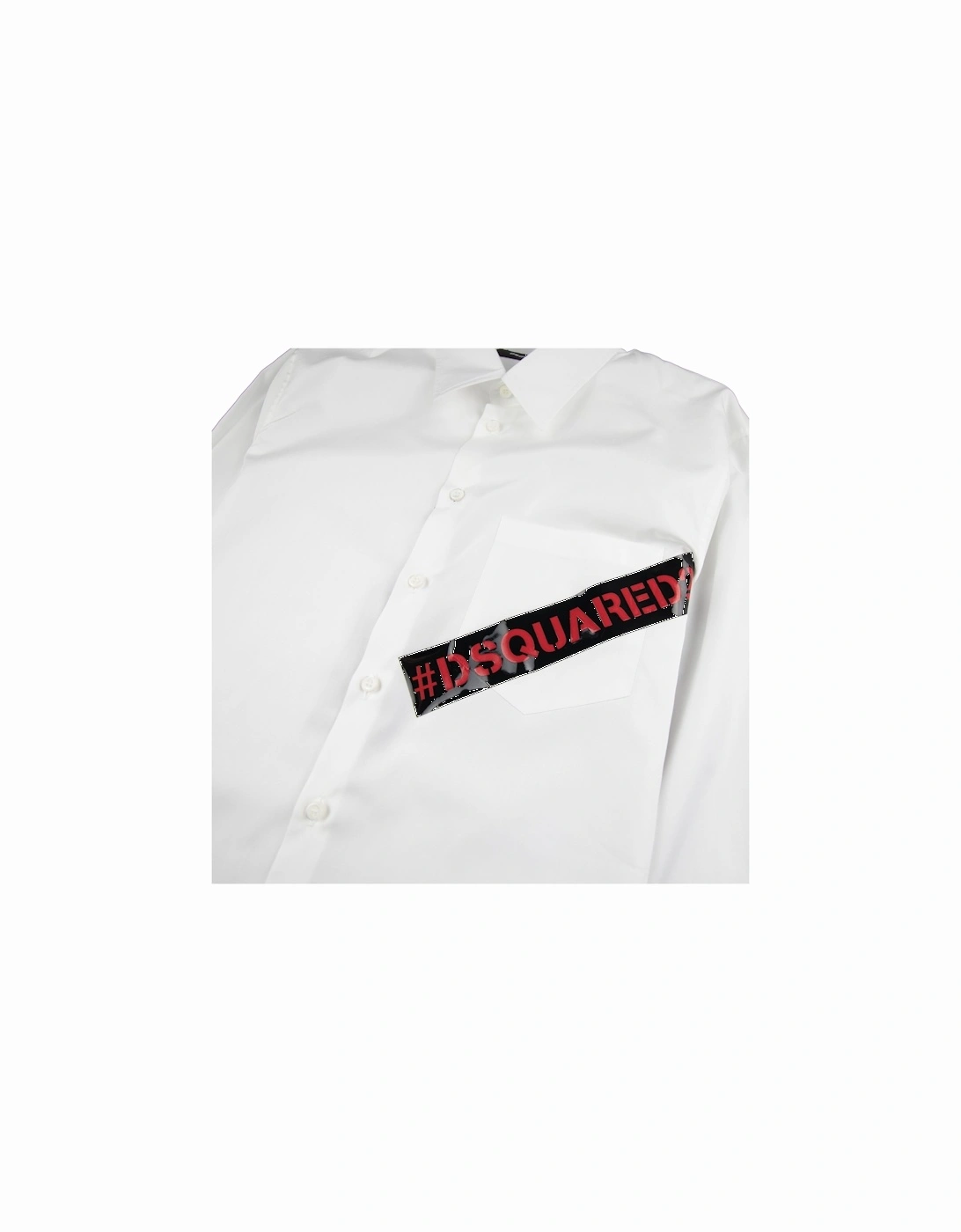 Tape Pocket Shirt White