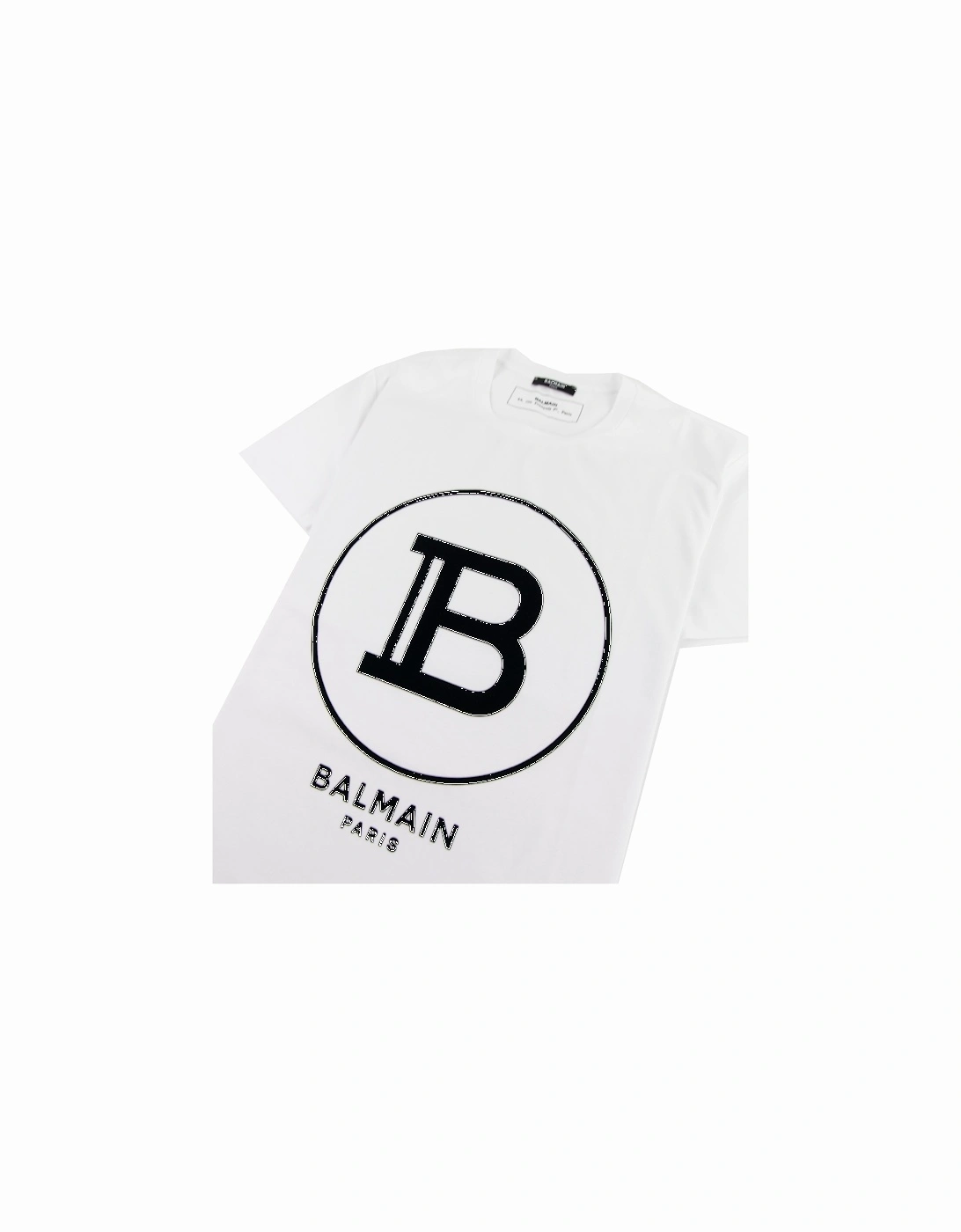 Printed Paris Logo T Shirt White