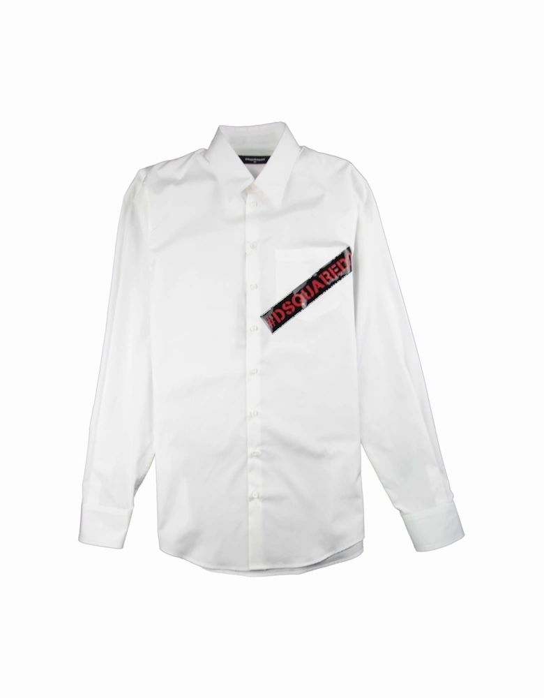 Tape Pocket Shirt White