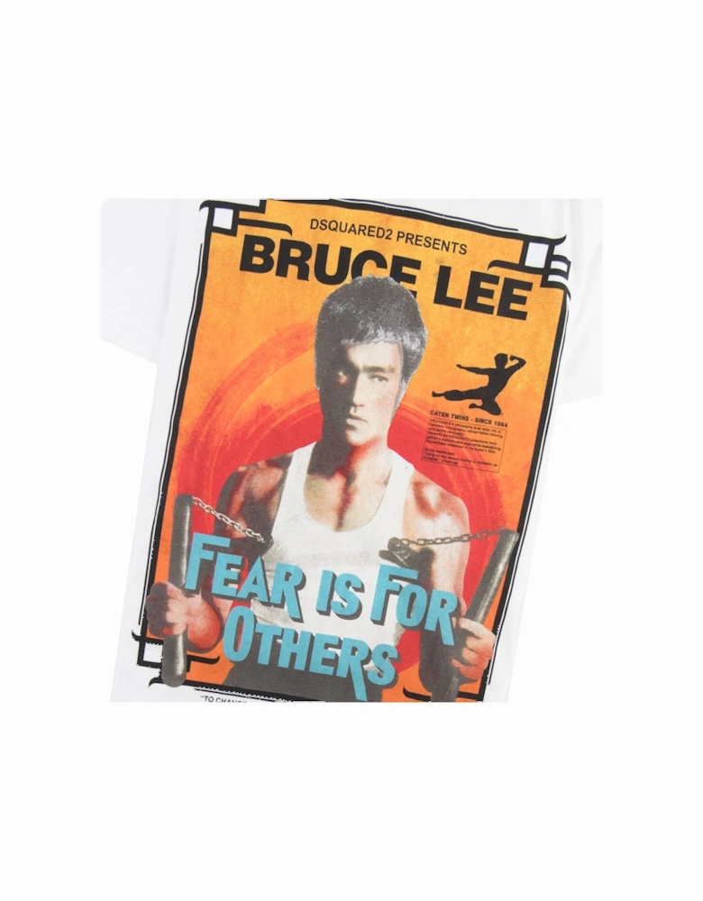 Brue Lee T-shirt White 100