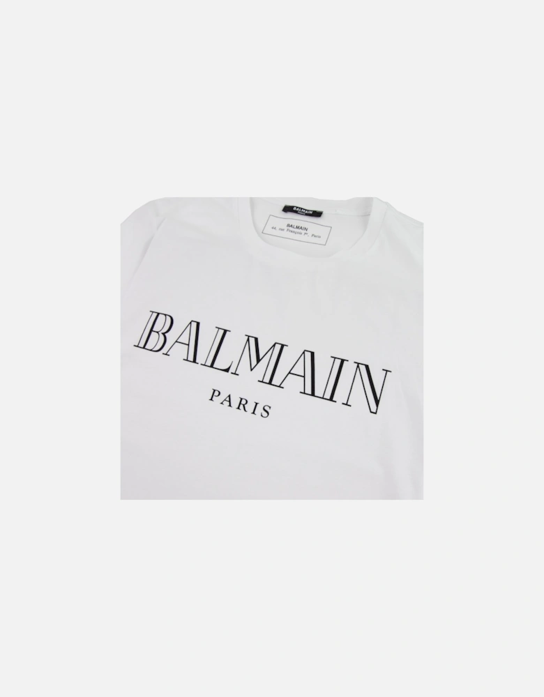 Logo Cotton T-shirt White