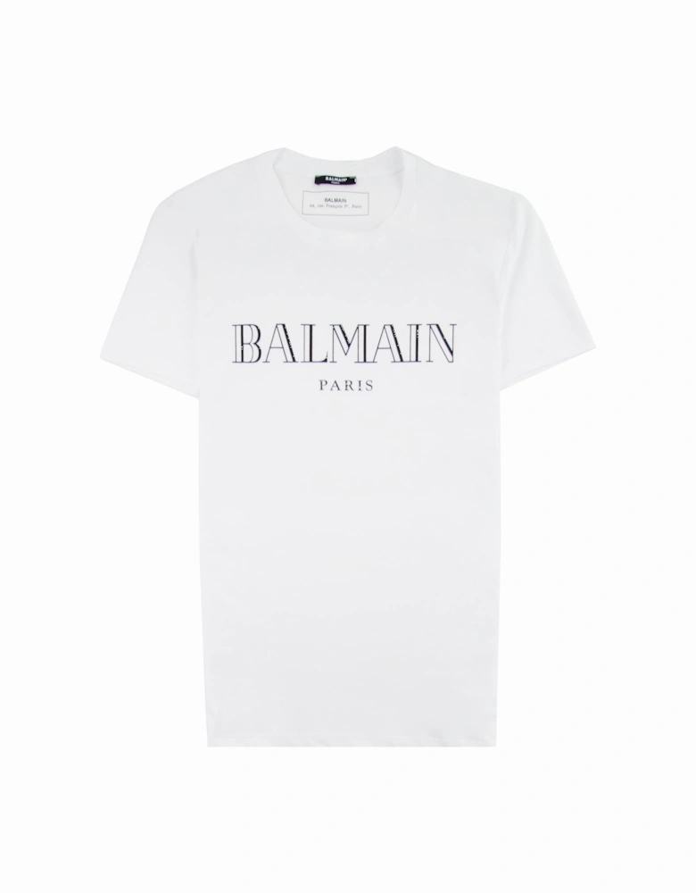 Logo Cotton T-shirt White
