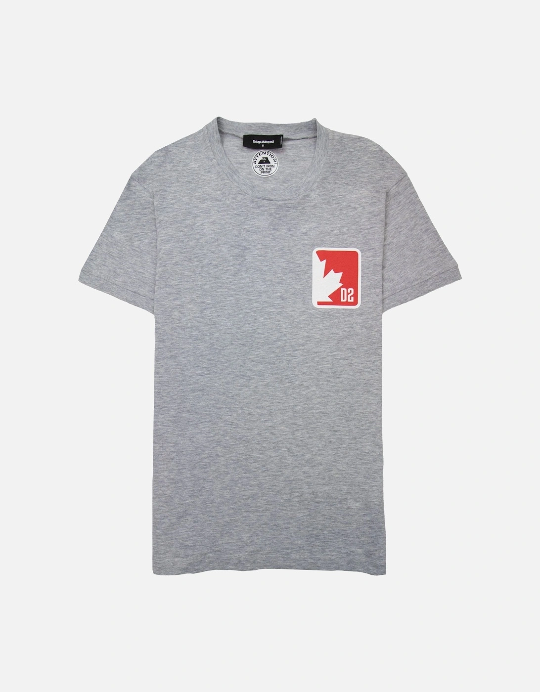 D2 Patch Logo T Shirt Grey, 5 of 4