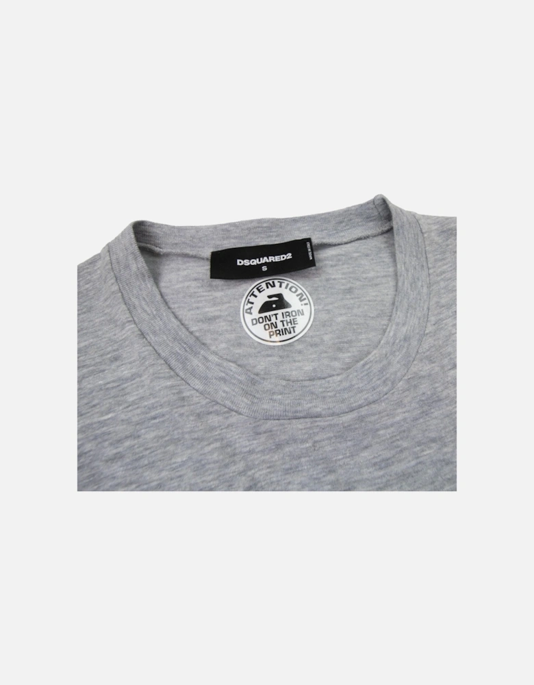 D2 Patch Logo T Shirt Grey