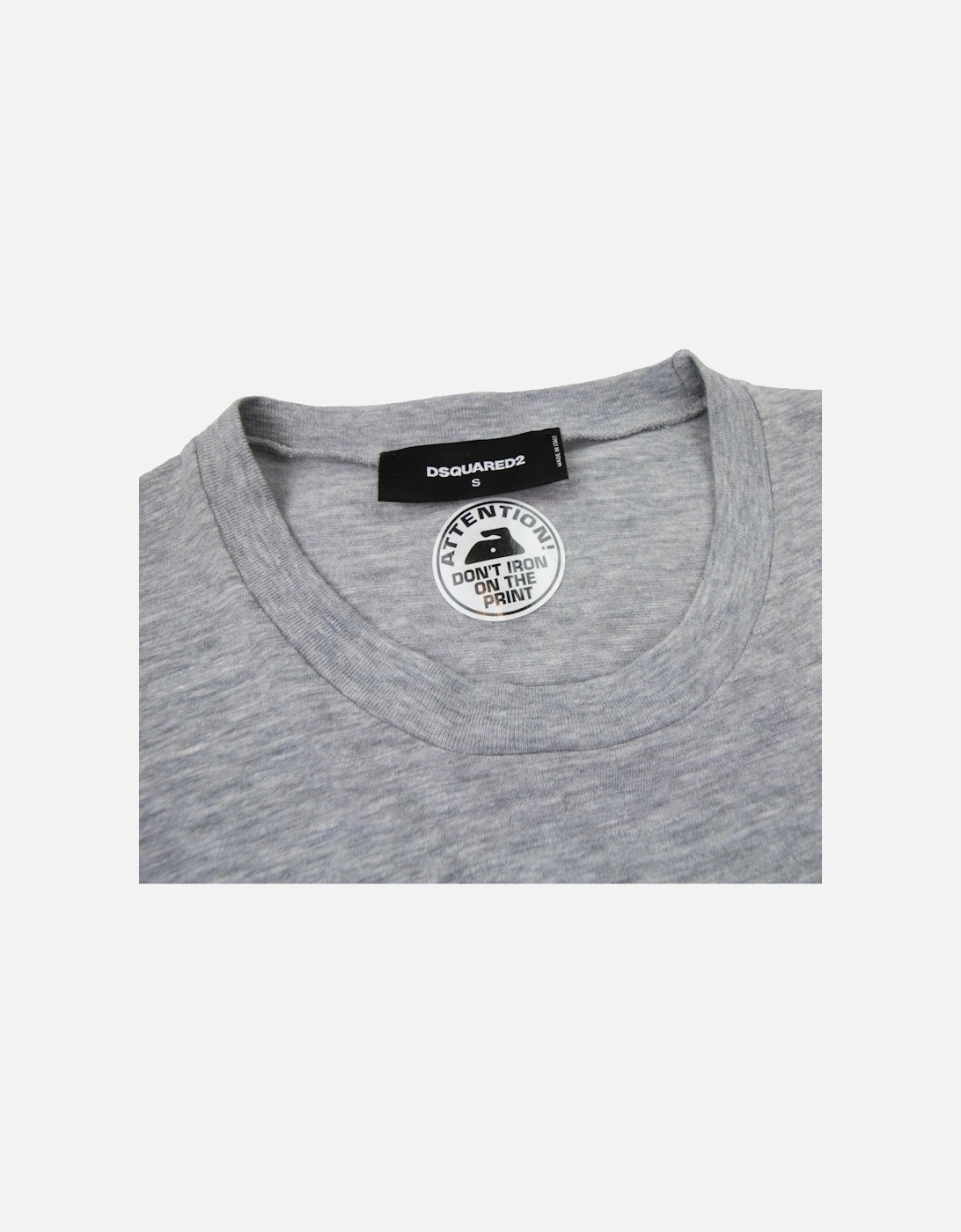 D2 Patch Logo T Shirt Grey