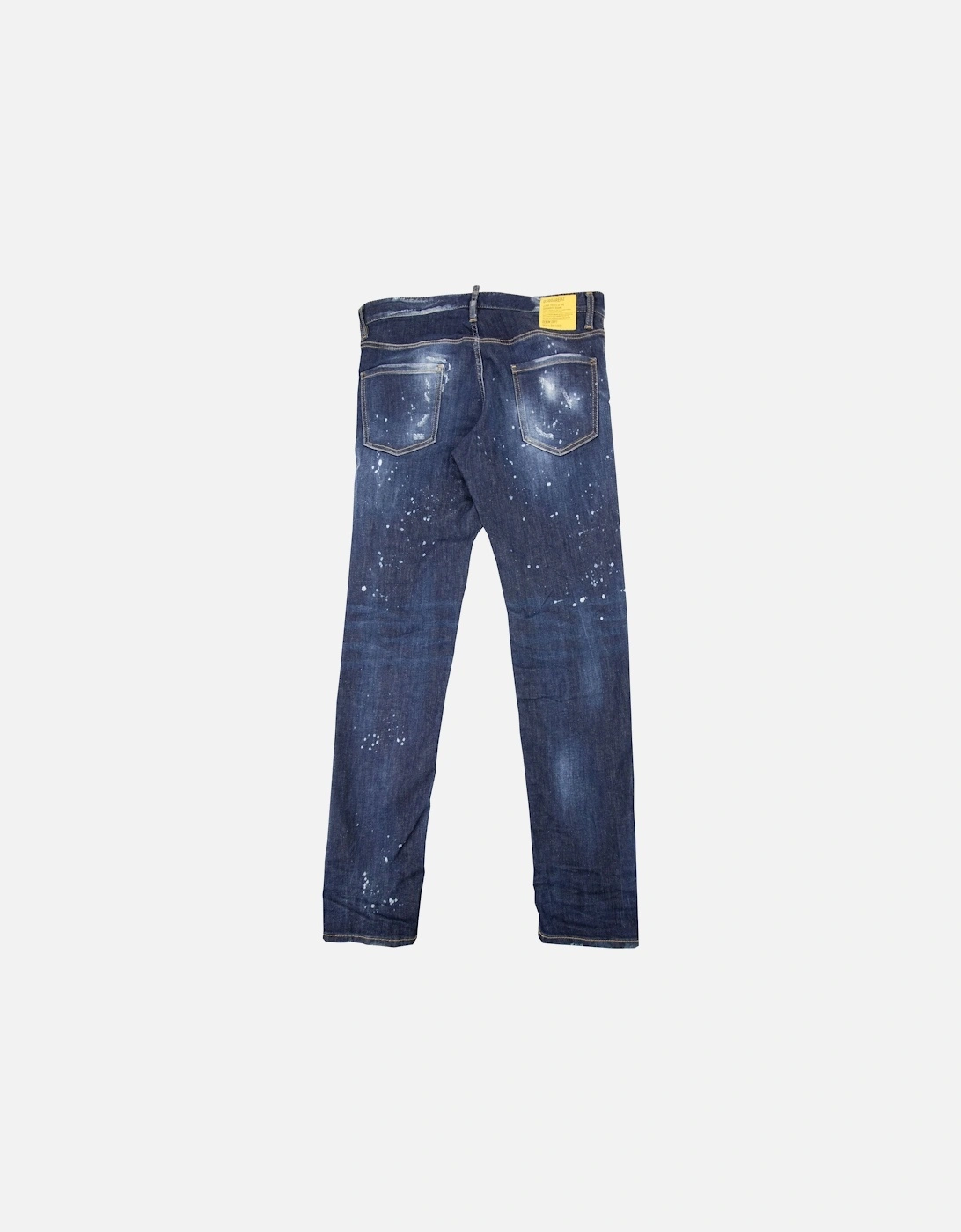 Dark Ripped Bleach Wash Cool Guy Jeans Denim 470