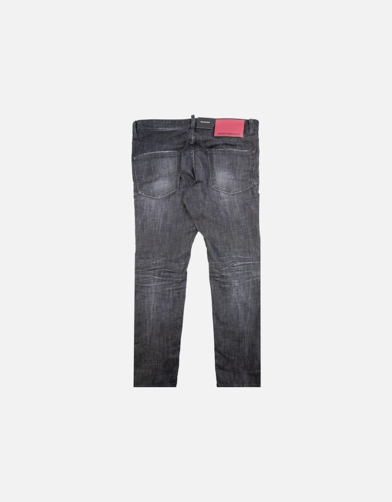 Black Easy Wash Cool Guy Jeans Black 900